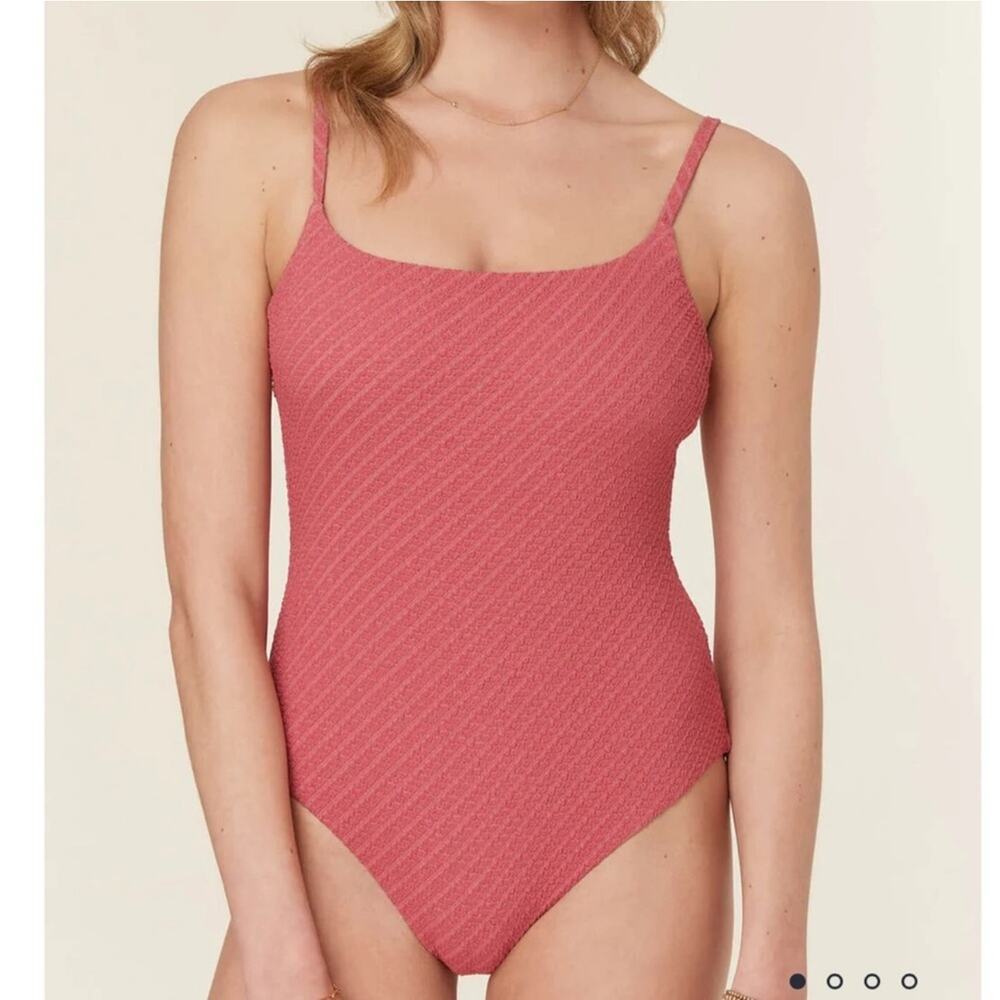 Andie Swimsuit Womens Medium Rust The Jetties One Piece Macrame Sedona Bohemian